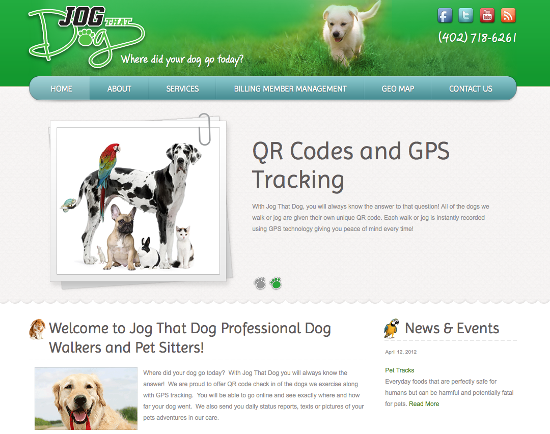 WEBSITE LAUNCH - Jog That Dog Omaha