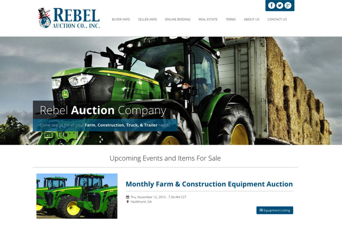 OMAHA MEDIA GROUP LAUNCHES REBEL AUCTION COMPANY WEBSITE