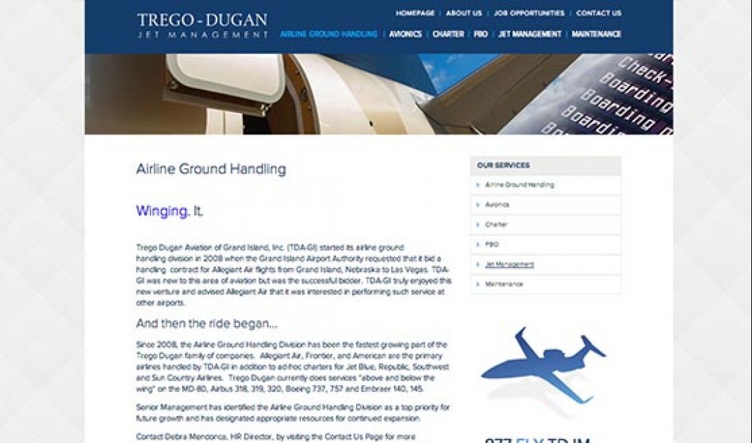 Trego-Dugan Jet Management - Omaha Media Group