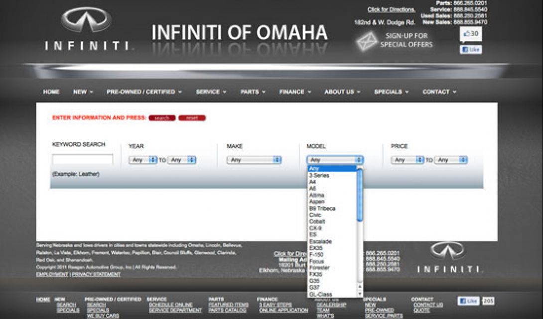 Infiniti of Omaha Auto Search - 5